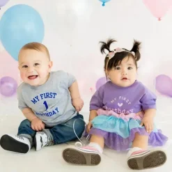Sweet Wink Birthday Party*- My First Birthday Short Sleeve Boy T-Shirt