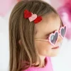 Sweet Wink Baby Hair Accessories*- Pink And Red Glitter Hearts Clip