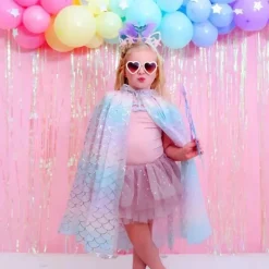 Sweet Wink Baby Gloves & Socks*- Sparkling Mermaid Cape