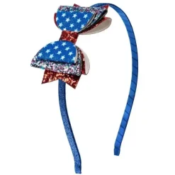 Sweet Wink Baby Hair Accessories*- 4Th Of July Kids Flag Bow Headband