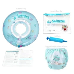 Swimava Life Vests & Floats*Neck Float - Blue Macaron