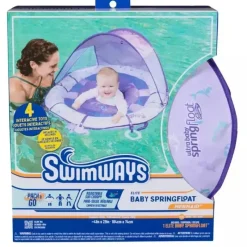 Swimways Life Vests & Floats|Cool Baby Products*Swimway - Elite Baby Spring Float Canopy, Mermaid