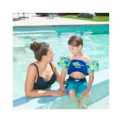Swimways Goggles & Swimming Masks*- Blue Fish Swim Trainer Life Jacket 30-50LB