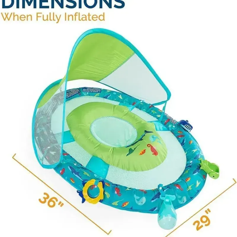 Swimways Life Vests & Floats*- Sun Canopy Inflatable Infant Spring Float, Splash N Play