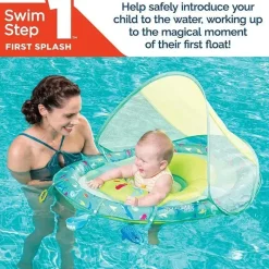 Swimways Life Vests & Floats*- Sun Canopy Inflatable Infant Spring Float, Splash N Play
