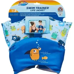 Swimways Baby Swimming Clothes|Cool Baby Products*- Swim Trainer Life Jacket (Pfd), Blue Monster