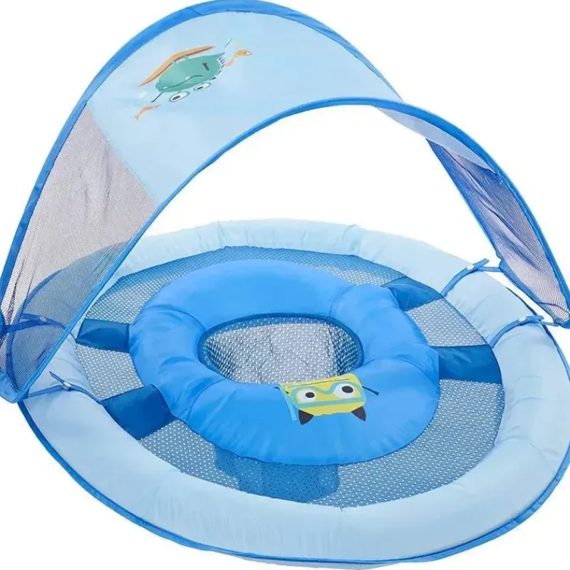 Swimways Life Vests & Floats*Baby Spring Float With Canopy Upf 50 In Blue