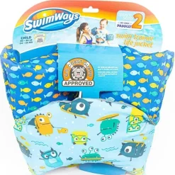 Swimways Goggles & Swimming Masks*Sea Squirts Swim Trainer Life Jacket 30-50lb