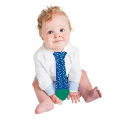 Tasty Tie Rattles & Teethers|Toys For 0-12 Months*- Dino Teething Bib Tie