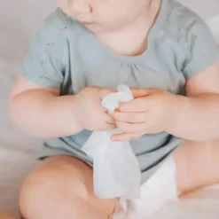 Terra Baby Organic|Wipes & Warmers*Terra - 70Ct Bamboo Water Wipes Kiwifruit Extract