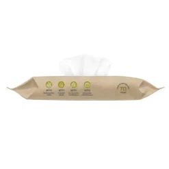 Terra Baby Organic|Wipes & Warmers*Terra - 70Ct Bamboo Water Wipes Kiwifruit Extract