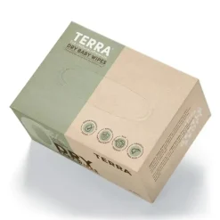 Terra Baby Organic|Wipes & Warmers*Terra - 48Ct Dry Wipes 100% Bamboo