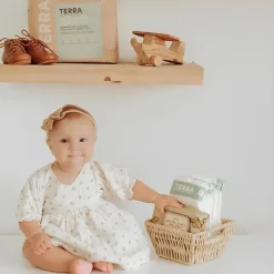 Terra Baby Organic|Diaper Pails & Refills*Terra - 24Ct Newborn Diapers 85% Plant-Based, Size 1