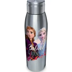 Tervis Frozen|Water Bottle*- Stainless Steel Slim Bottle With Lid, Disney Frozen 2 Anna Elsa Journey