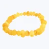 The Amber Monkey Amber Necklaces*- 7-8 inch Baltic Amber Raw Lemon Stretch Bracelet