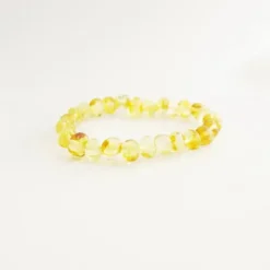 Amber Monkey Amber Necklaces*The - Baltic Amber 7-8 inch Bracelet, Lemon Screw