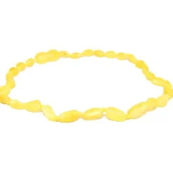 The Amber Monkey Amber Necklaces*- Baltic Amber 12-13 inch Necklace, Raw Lemon Bean POP