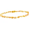 The Amber Monkey Amber Necklaces*- Baltic Amber 12-13 inch Necklace, Raw Honey Bean POP