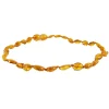 The Amber Monkey Amber Necklaces*- Polished Baltic Amber 12-13 inch Necklace, Honey Bean POP