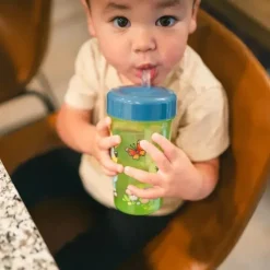 The First Years Straw, Sippy & Training Cups|Dishes, Utensils & Food Containers*- Bluey Baby Straw Cup, 12 Oz