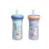 The First Years Straw, Sippy & Training Cups|Dishes, Utensils & Food Containers*- Bluey Kids Insulated Straw Cup, 2Pk