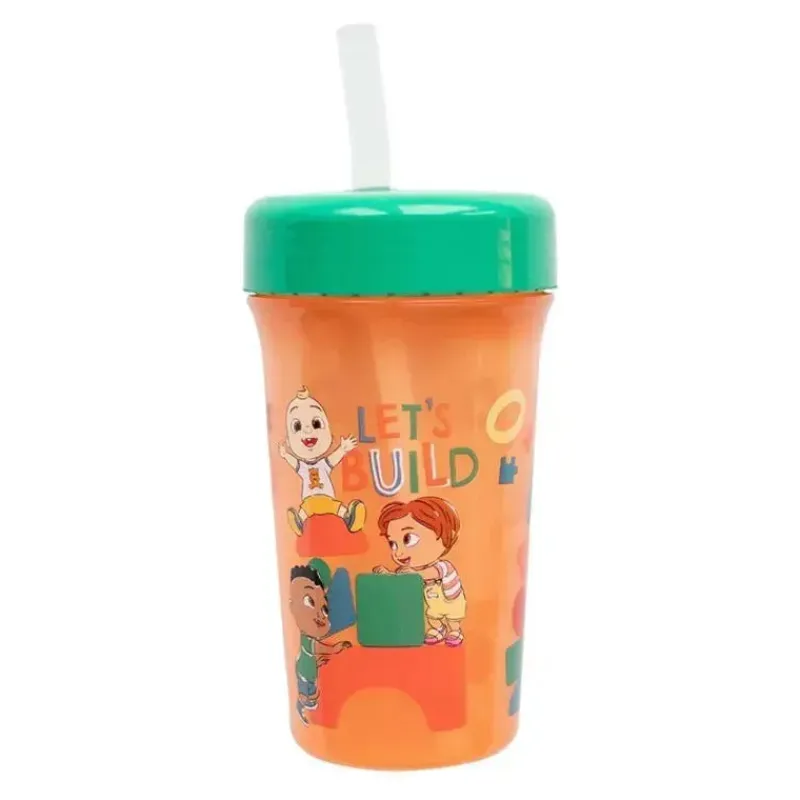 The First Years Cocomelon|Straw, Sippy & Training Cups*- Cocomelon Kids Straw Cup, 12 Oz