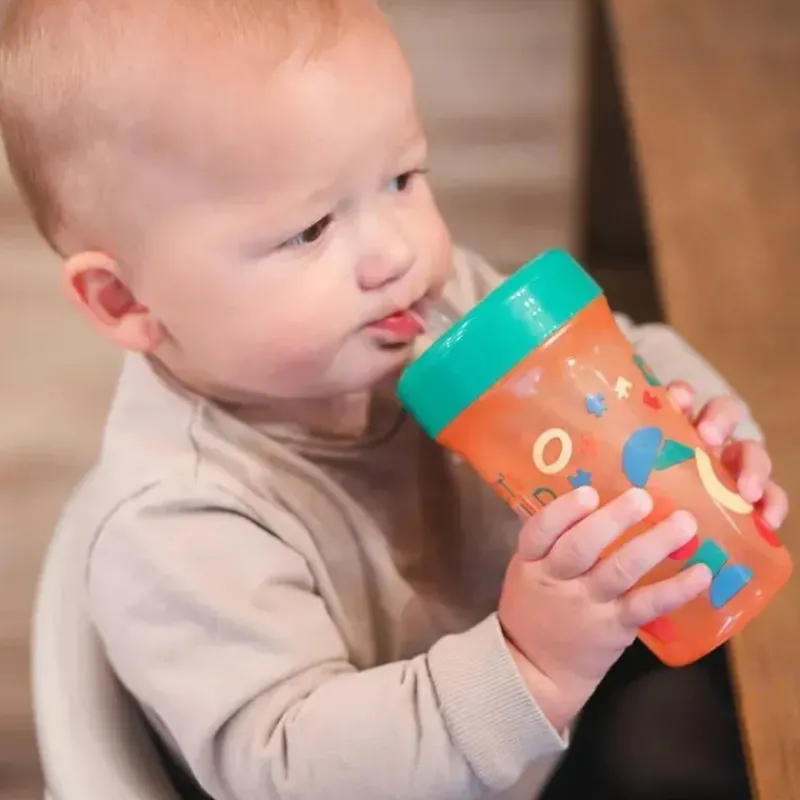 The First Years Cocomelon|Straw, Sippy & Training Cups*- Cocomelon Kids Straw Cup, 12 Oz