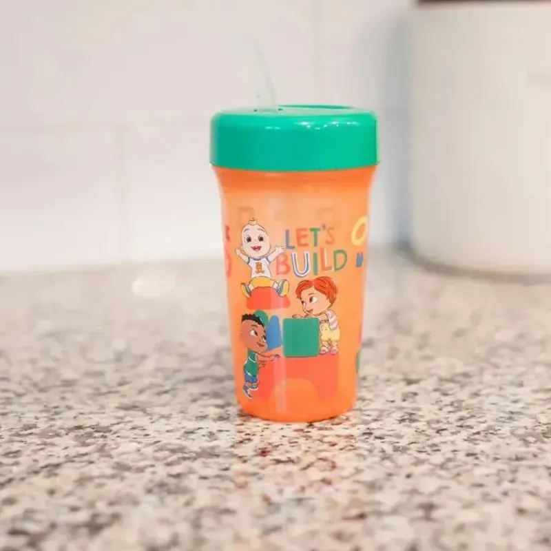 The First Years Cocomelon|Straw, Sippy & Training Cups*- Cocomelon Kids Straw Cup, 12 Oz