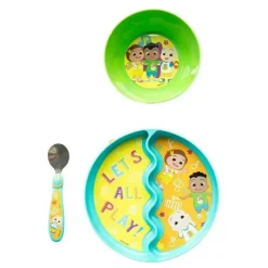 The First Years Cocomelon|Suction Plates & Bowls*- Cocomelon Baby Feeding Set, 3pc