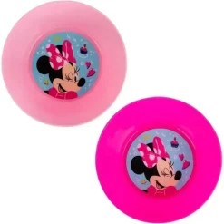 The First Years Mickey & Minnie|Plates & Bowls*- Disney Baby Minnie Bowl, 2Pk - Pink