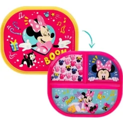 The First Years Mickey & Minnie|Straw, Sippy & Training Cups*- Disney Minnie Reversible Baby Plate