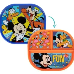 The First Years Mickey & Minnie|Plates & Bowls*- Disney Mickey Reversible Baby Plate