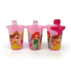 The First Years Disney Princess|Straw, Sippy & Training Cups*- Disney Princess T&T 10Oz Baby Sippy Cup, 3pk