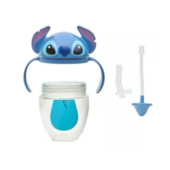 The First Years Straw, Sippy & Training Cups|Dishes, Utensils & Food Containers*- Disney Stitch 7Oz Weighted Straw Trainer Cup - 1Pk
