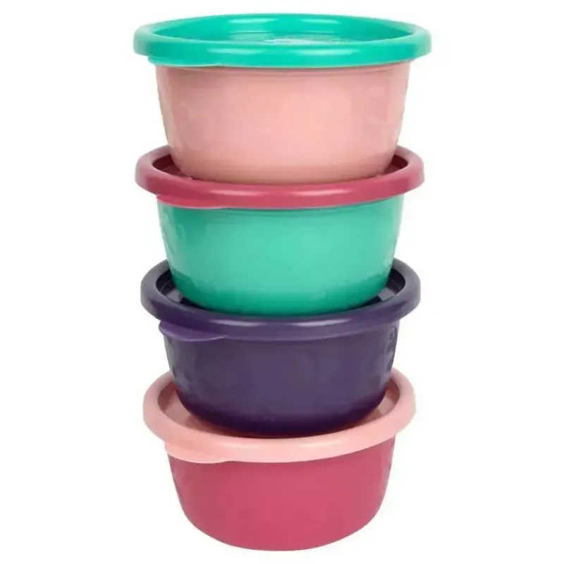The First Years Food Jars & Snack Cups|Dishes, Utensils & Food Containers*- GreenGrown Reusable Toddler Snack Bowls with Lids - Pink - 4pk/8oz