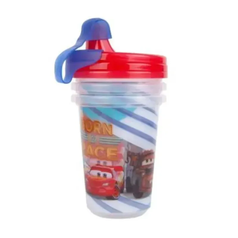 The First Years Cars|Straw, Sippy & Training Cups*- Plastic Disney Cars Take & Toss Sippy Cup - 10 Oz, 3 Pack
