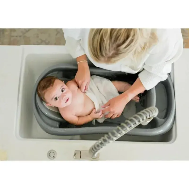 The First Years Bath Tubs & Seats*- Sure Comfort® Newborn to Toddler - 3-in-1 Baby Bathtub, Grey