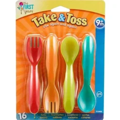 The First Years Utensils & Accessories|Dishes, Utensils & Food Containers*- Take & Toss 16Pc Baby Spoons, Multicolored