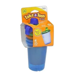 Tomy Straw, Sippy & Training Cups|Dishes, Utensils & Food Containers*The First Years Take & Toss Spill-Proof Cups, 10 oz, 5-Pack, Colors May Vary