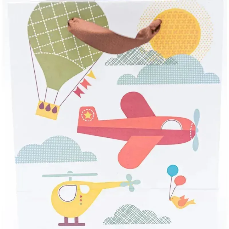 The Gift Wrap Company Gift Wrap*Things Go By Air Gift Bags,1 ct