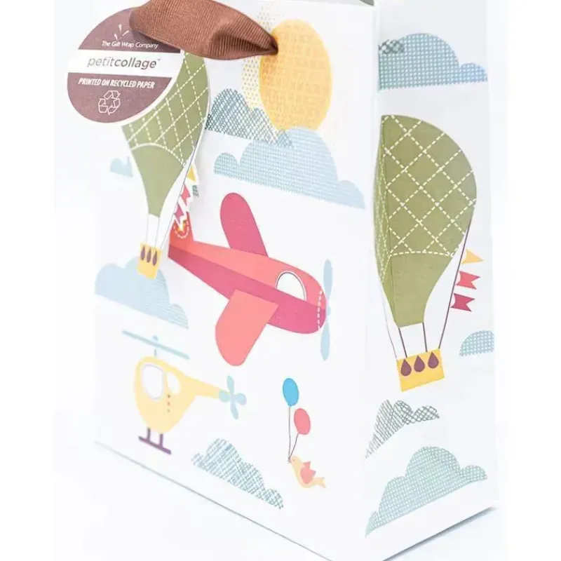 The Gift Wrap Company Gift Wrap*Things Go By Air Gift Bags,1 ct