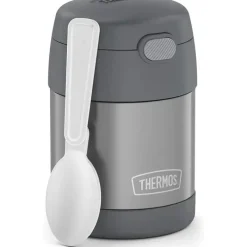 Thermos Food Jars & Snack Cups|Dishes, Utensils & Food Containers*- 10 Oz. Food Jar Stainless Steel Funtainer, Grey