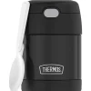 Thermos Food Jars & Snack Cups|Dishes, Utensils & Food Containers*- 10 Oz. Food Jar Stainless Steel Funtainer, Matte Black