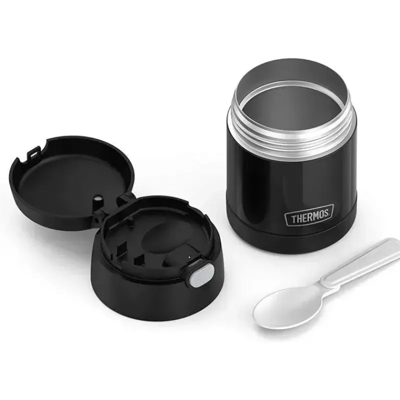 Thermos Food Jars & Snack Cups|Dishes, Utensils & Food Containers*- 10 Oz. Food Jar Stainless Steel Funtainer, Matte Black