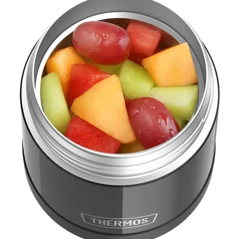 Thermos Food Jars & Snack Cups|Dishes, Utensils & Food Containers*- 10 Oz. Food Jar Stainless Steel Funtainer, Matte Black