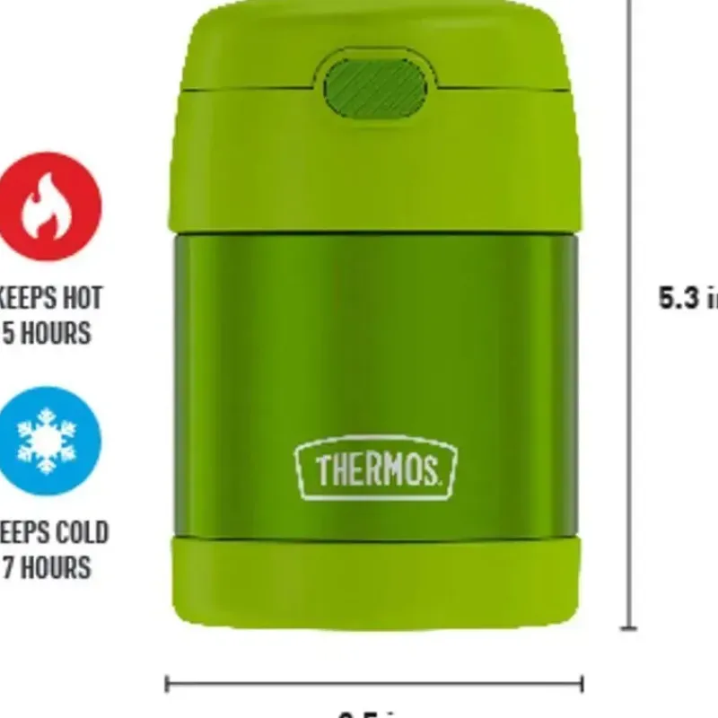 Thermos Food Jars & Snack Cups|Dishes, Utensils & Food Containers*- 10 Oz. Food Jar Stainless Steel Funtainer, Lime