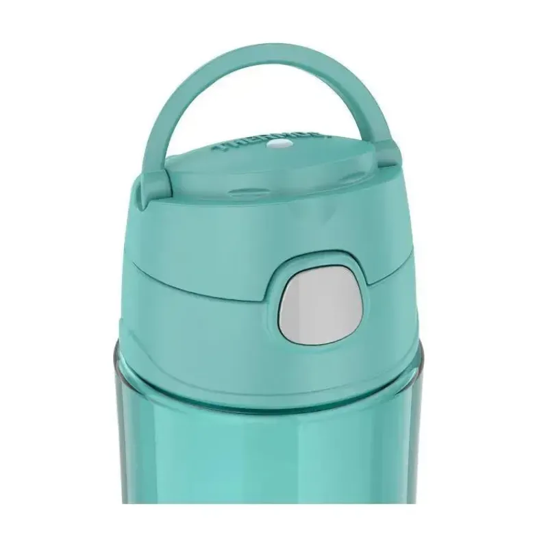 Thermos Water Bottle|Dishes, Utensils & Food Containers*- 16 Oz Plastic Funtainer® Hydration Bottle With Spout Lid, Aqua