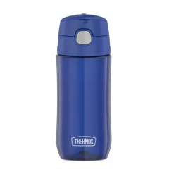 Thermos Water Bottle|Dishes, Utensils & Food Containers*- 16 Oz Plastic Funtainer® Hydration Bottle With Spout Lid, Blueberry