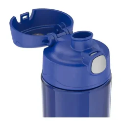 Thermos Water Bottle|Dishes, Utensils & Food Containers*- 16 Oz Plastic Funtainer® Hydration Bottle With Spout Lid, Blueberry