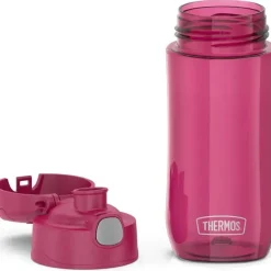 Thermos Water Bottle|Dishes, Utensils & Food Containers*- 16 Oz Plastic Funtainer® Hydration Bottle With Spout Lid, Raspberry
